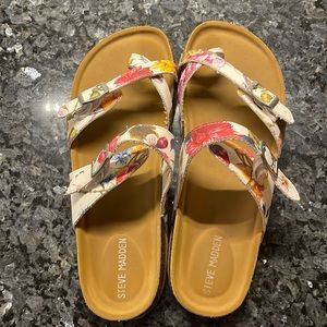 Steve Madden floral sandals